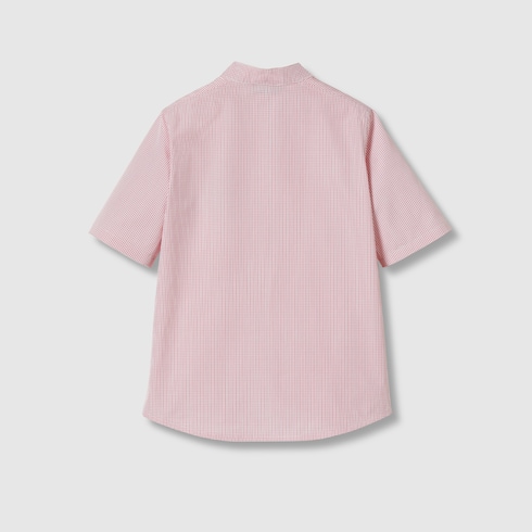 Camicia bambino ricamata in cotone