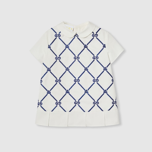 Baby embroidered cotton dress
