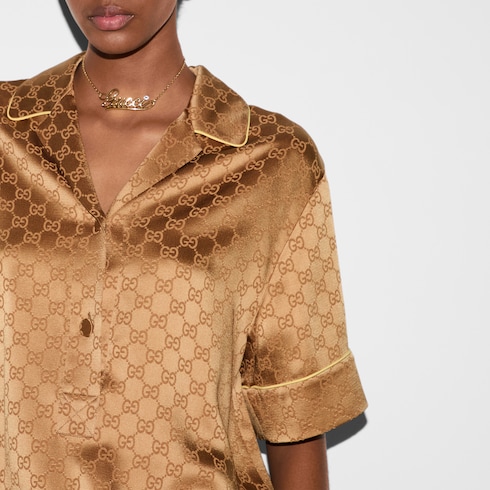 Bluse aus GG Satin