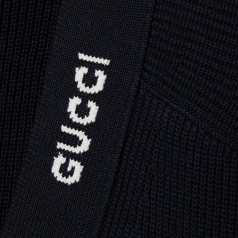 Chaqueta de algodón de seda con intarsia