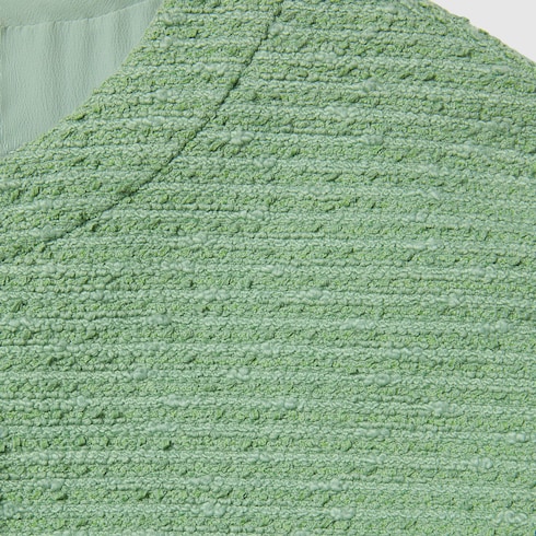 Mini abito in cotone bouclé