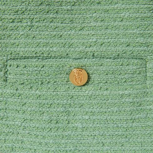 Mini abito in cotone bouclé