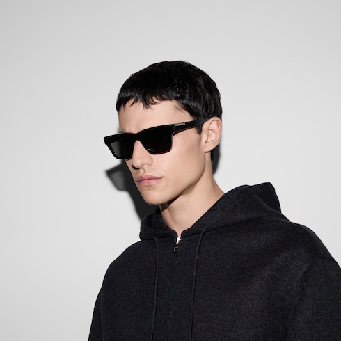 Rectangular frame sunglasses