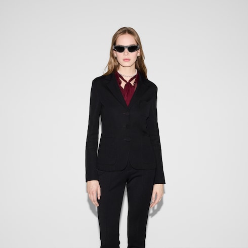 Chaqueta de punto de algodón
