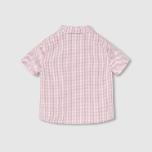 Chemise pour bébé en coton brodée