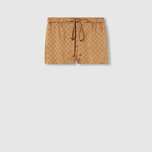 Shorts aus GG Satin