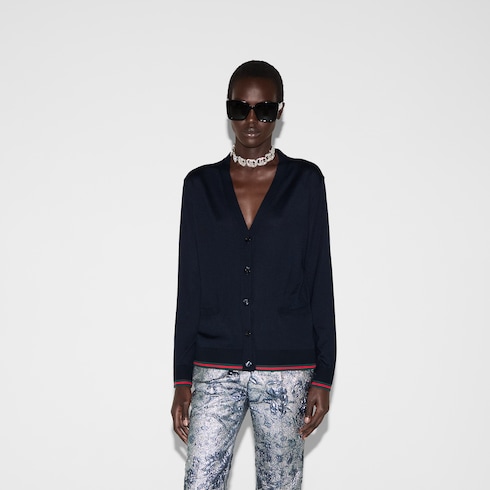 Cardigan en cachemire extra fin et soie