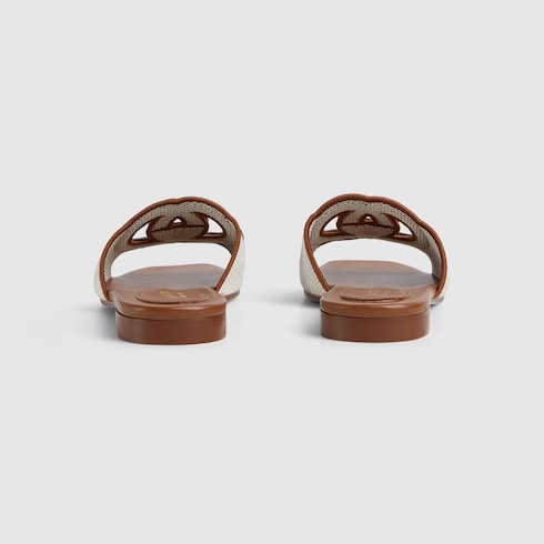 Women's slide sandal with Interlocking G