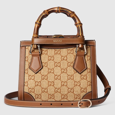 Gucci Diana系列小号托特包