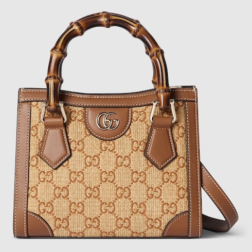 Gucci Diana系列小号托特包