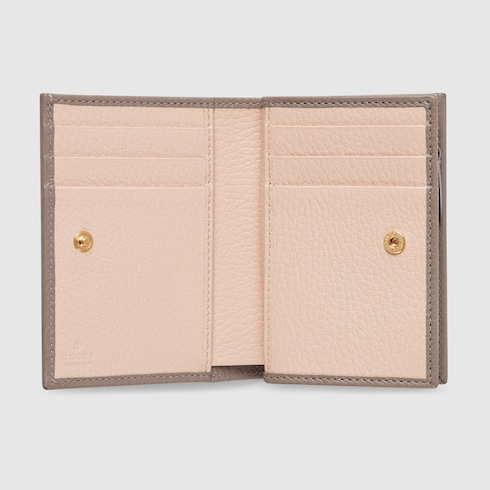 Bi-color GG Marmont small wallet