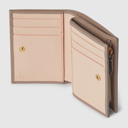 Bi-color GG Marmont small wallet
