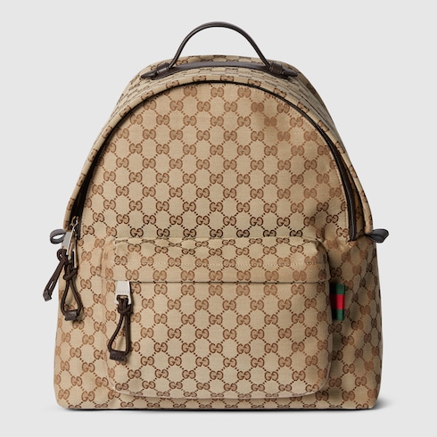 Sac à dos en toile GG moyen format