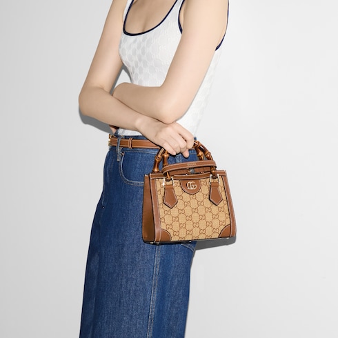 Gucci Diana系列小号托特包