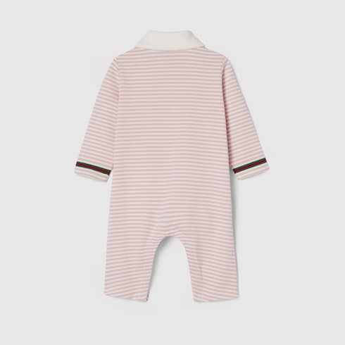 Baby embroidered cotton one-piece Detail 2