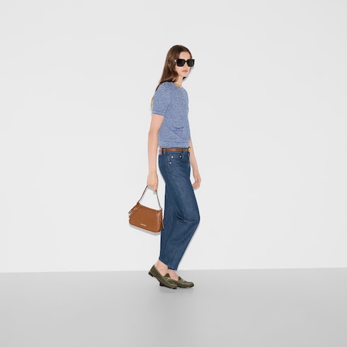 Straight fit denim pants