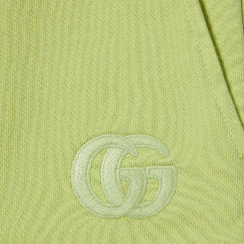Shorts in jersey di cotone ricamati
