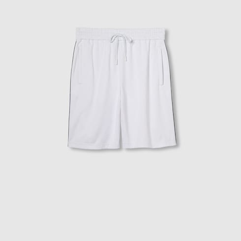GG nylon and cotton shorts