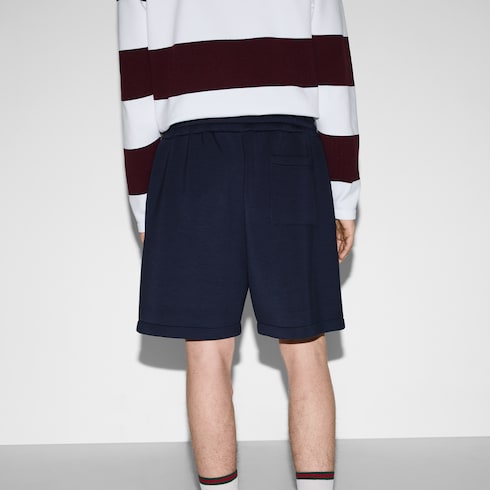 Jersey shorts with patch