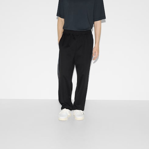 Pantalon en jersey brodé