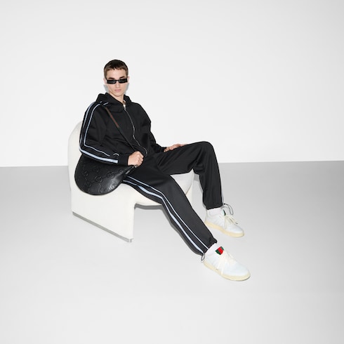 Pantalon en jersey brodé