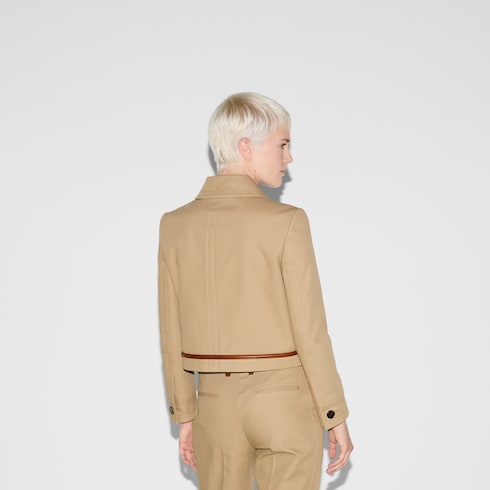 Cotton drill jacket