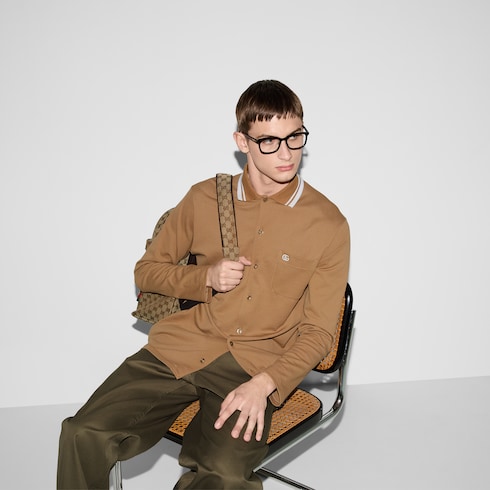 Poloshirt aus Baumwoll-Piqué mit Stickerei