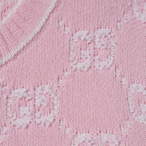 Cardigan in lana jacquard GG bouclé