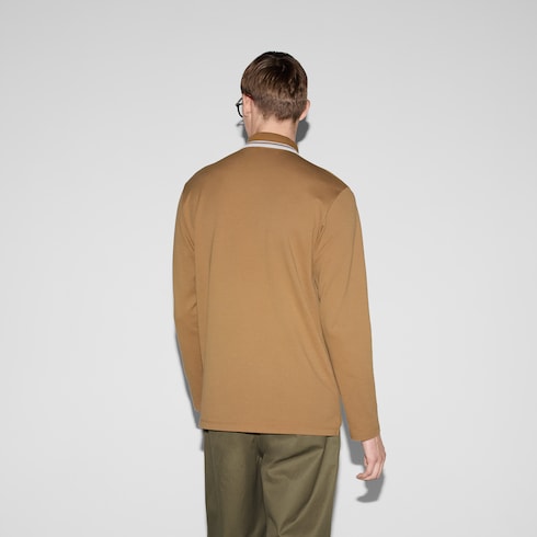 Poloshirt aus Baumwoll-Piqué mit Stickerei