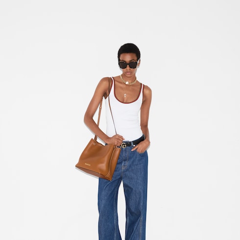 Tanktop aus gerippter Baumwolle mit Web