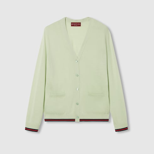 Extra fine cashmere silk cardigan