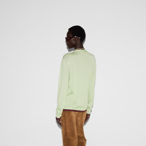 Extra fine cashmere silk cardigan