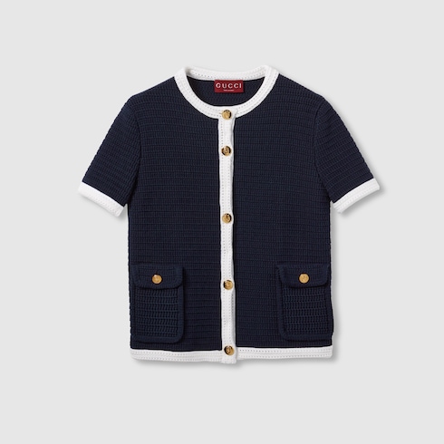 Cardigan en coton fin