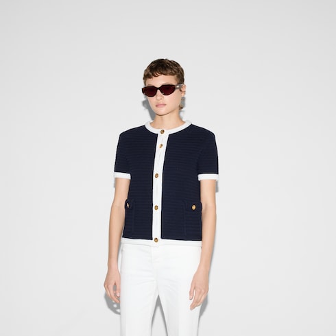 Cardigan en coton fin