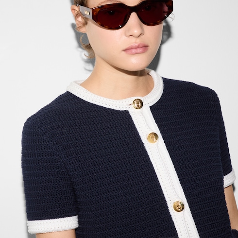 Cardigan en coton fin