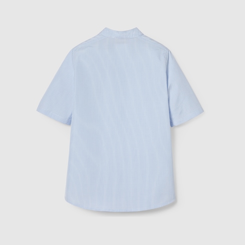 Camicia bambino in cotone ricamato