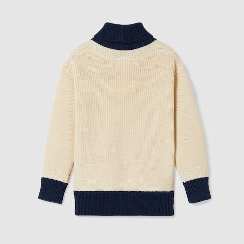 Maglione bambino ricamato in cotone