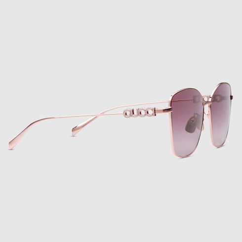 Low nose bridge fit butterfly sunglasses