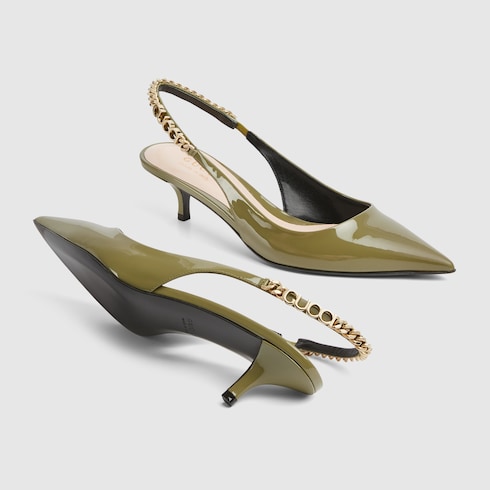 Gucci Signoria slingback pump