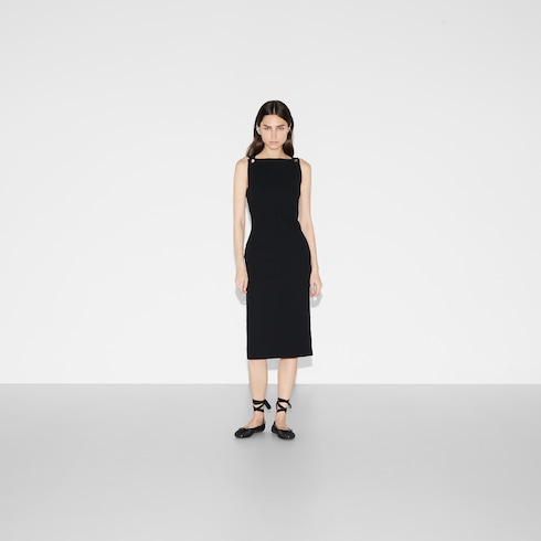 Robe en crêpe de coton