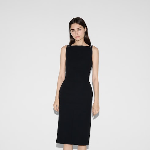 Robe en crêpe de coton
