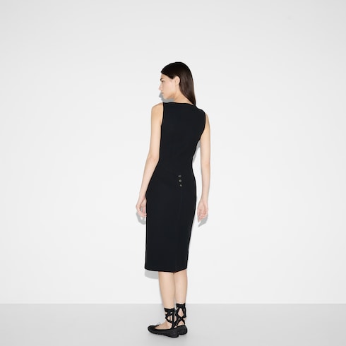 Robe en crêpe de coton