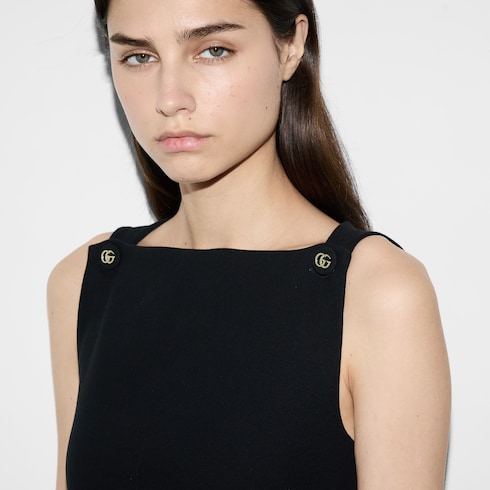 Robe en crêpe de coton