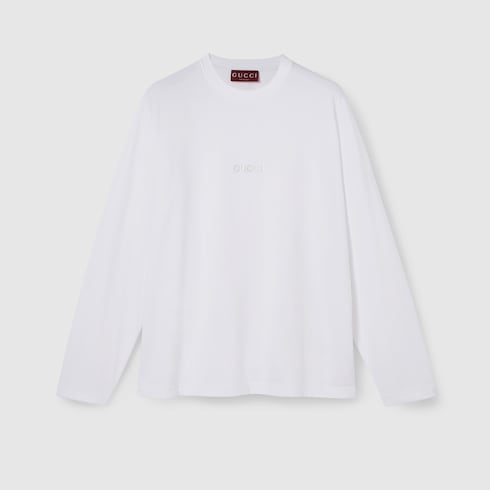 Langärmliges T-Shirt aus Baumwolljersey