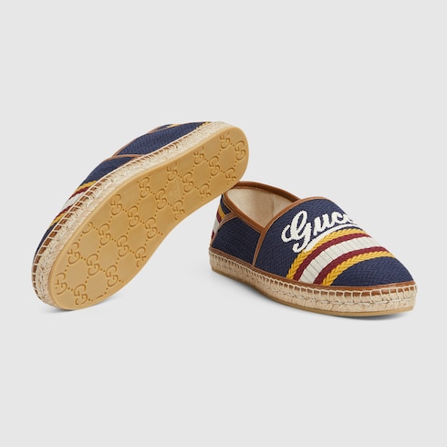 Espadrilles pour homme avec inscription Gucci