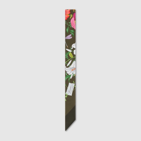 Band aus Seidentwill mit Print