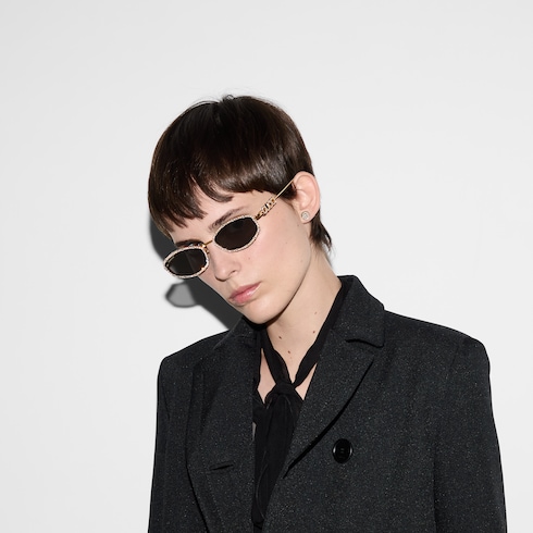 Oval frame sunglasses