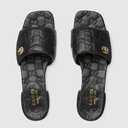 Mules avec Double G pour femme