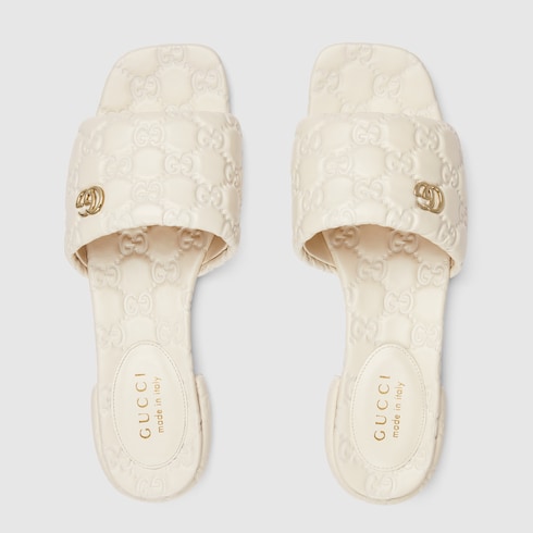 Mules avec Double G pour femme