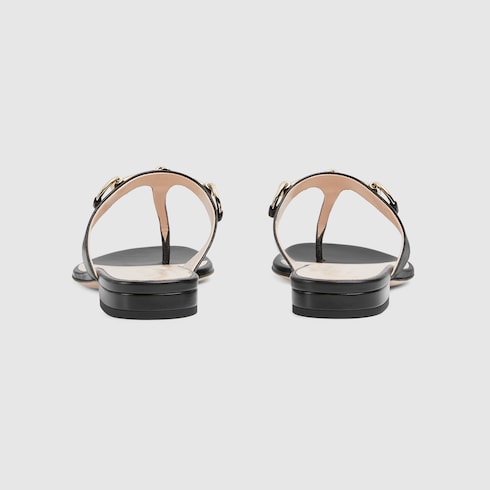 Women's thong sandal with Horsebit